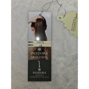 Pandora Hairs USA Cecil Drawstring Ponytail Extension 1B Black Eco Friendly .